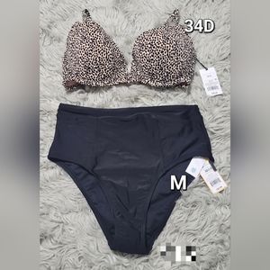 Women's high waisted two piece